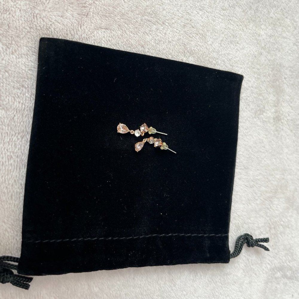 rose gold earrings